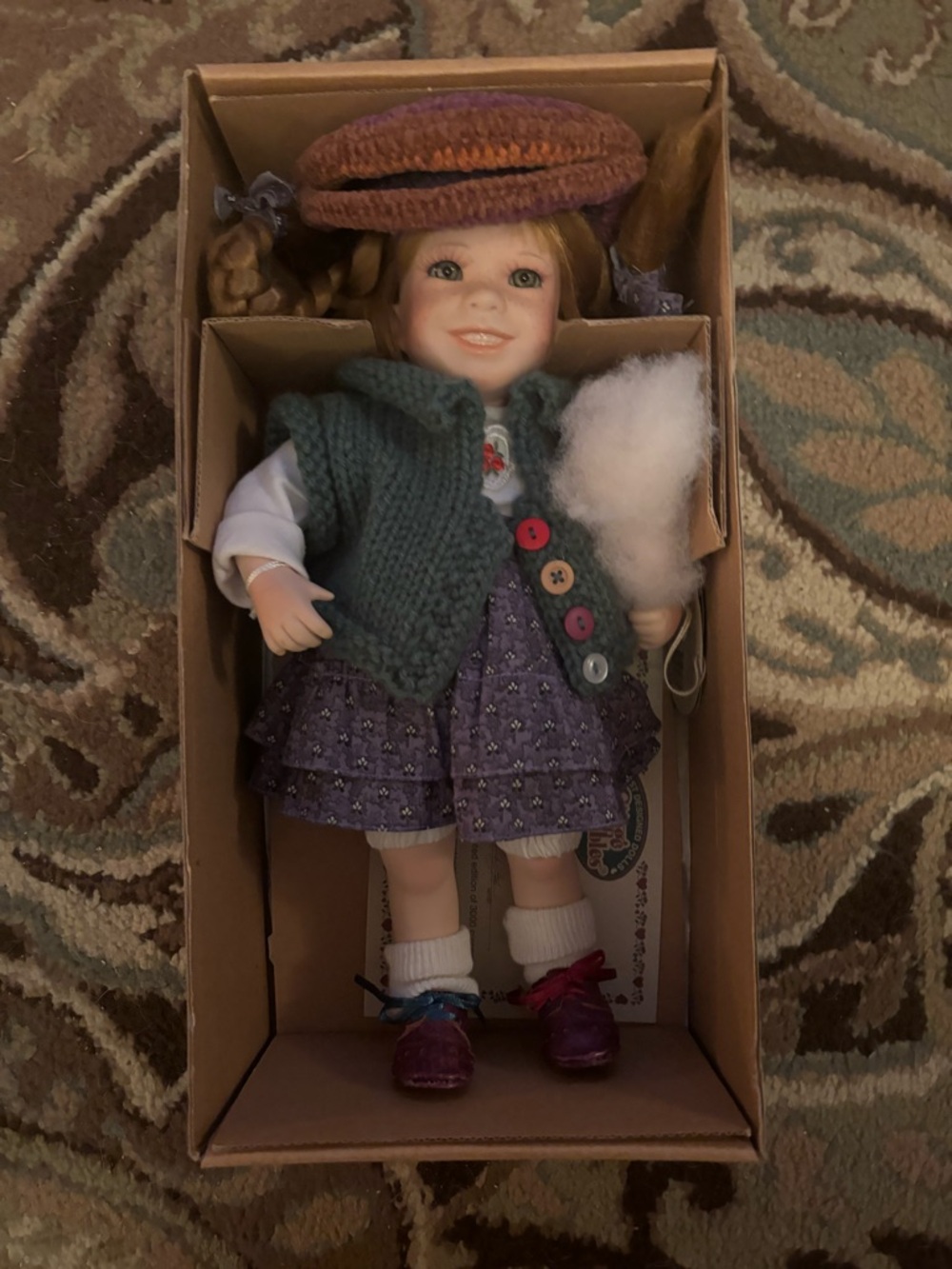 Ganz Cottage Collectibles Pippi Longstocking Doll New In Box